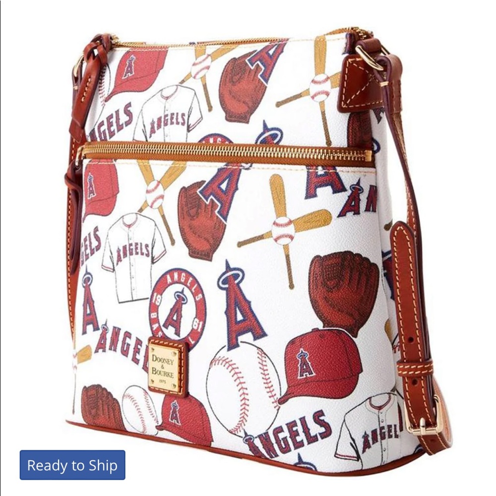 Los Angeles Angels Dooney & Bourke Gameday Crossbody Purse